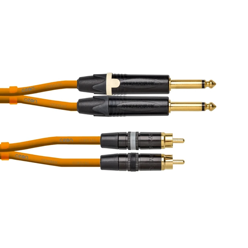 Cordial CEON DJ PLUG-RCA 橘色 3M