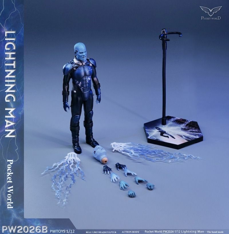 PWTOYS 1/12  Lightning Man Action Figure (Pw2026A/B)