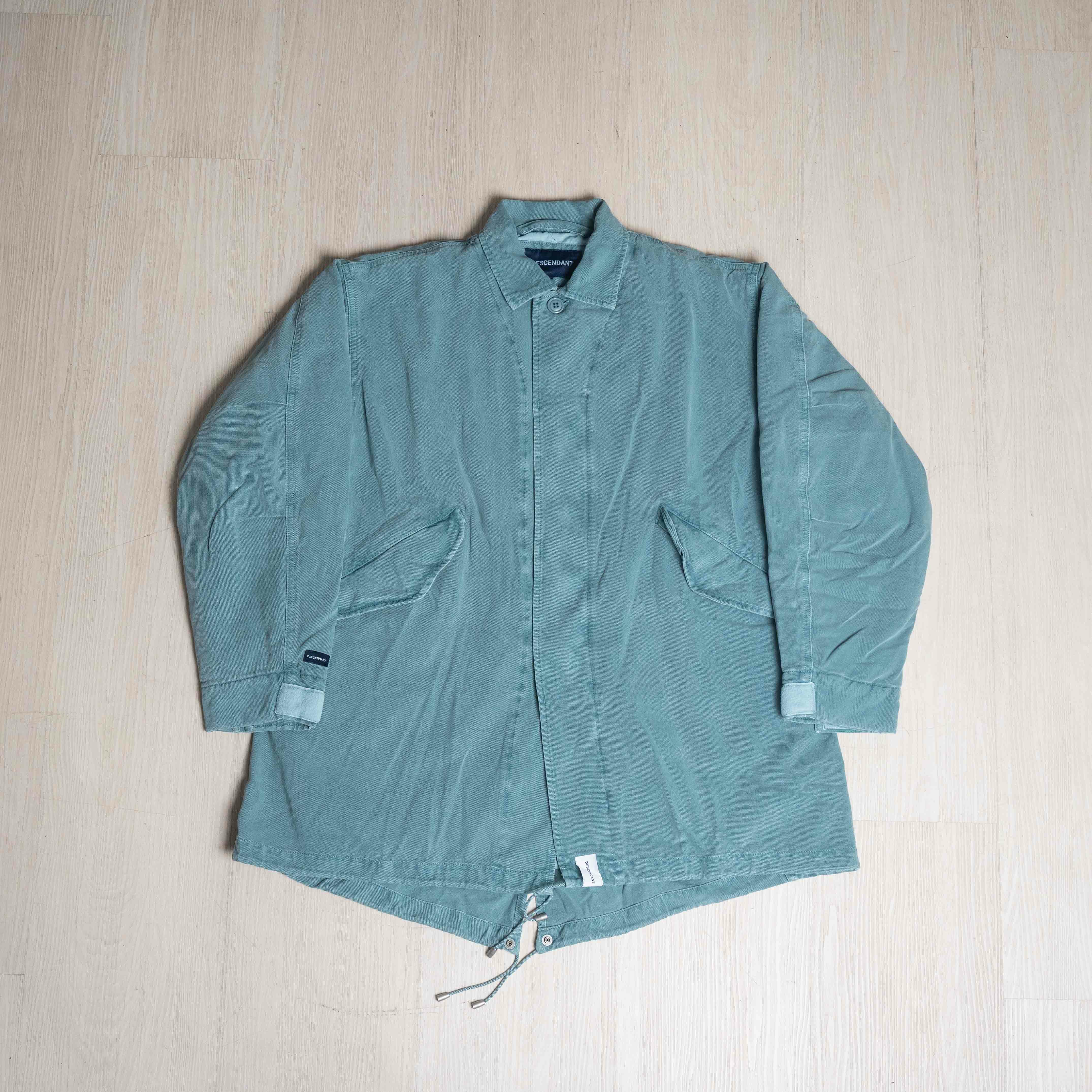 DESCENDANT DCDT CRICKET TWILL JACKET 小鯨魚長版大衣水洗外套西山徹