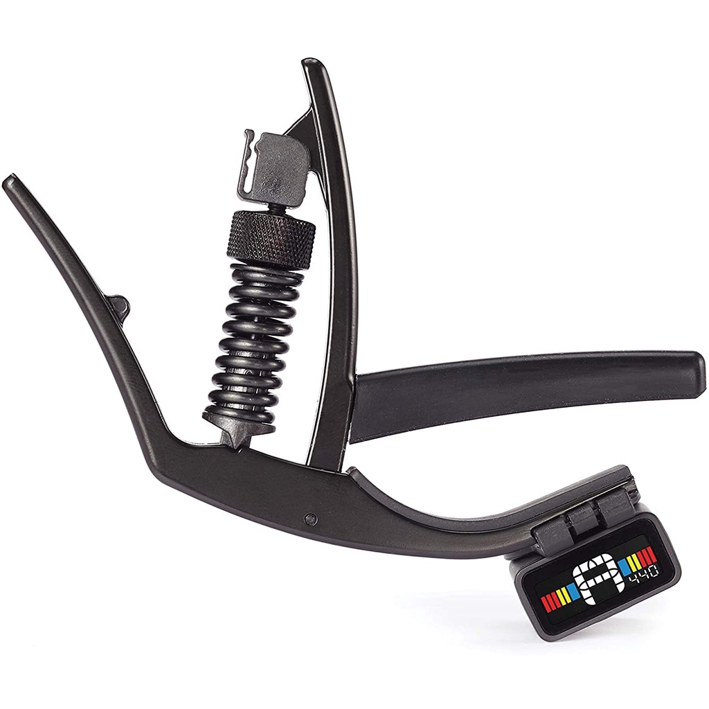 Planet Waves DAddario Planet Waves PW-CP-10NSM Ns Artist Capo 移調夾 調音器 黑色 鋁製 可調張力 內含 Ns Micro Tuner 第 4 張圖片｜三峽吉他 / Bass