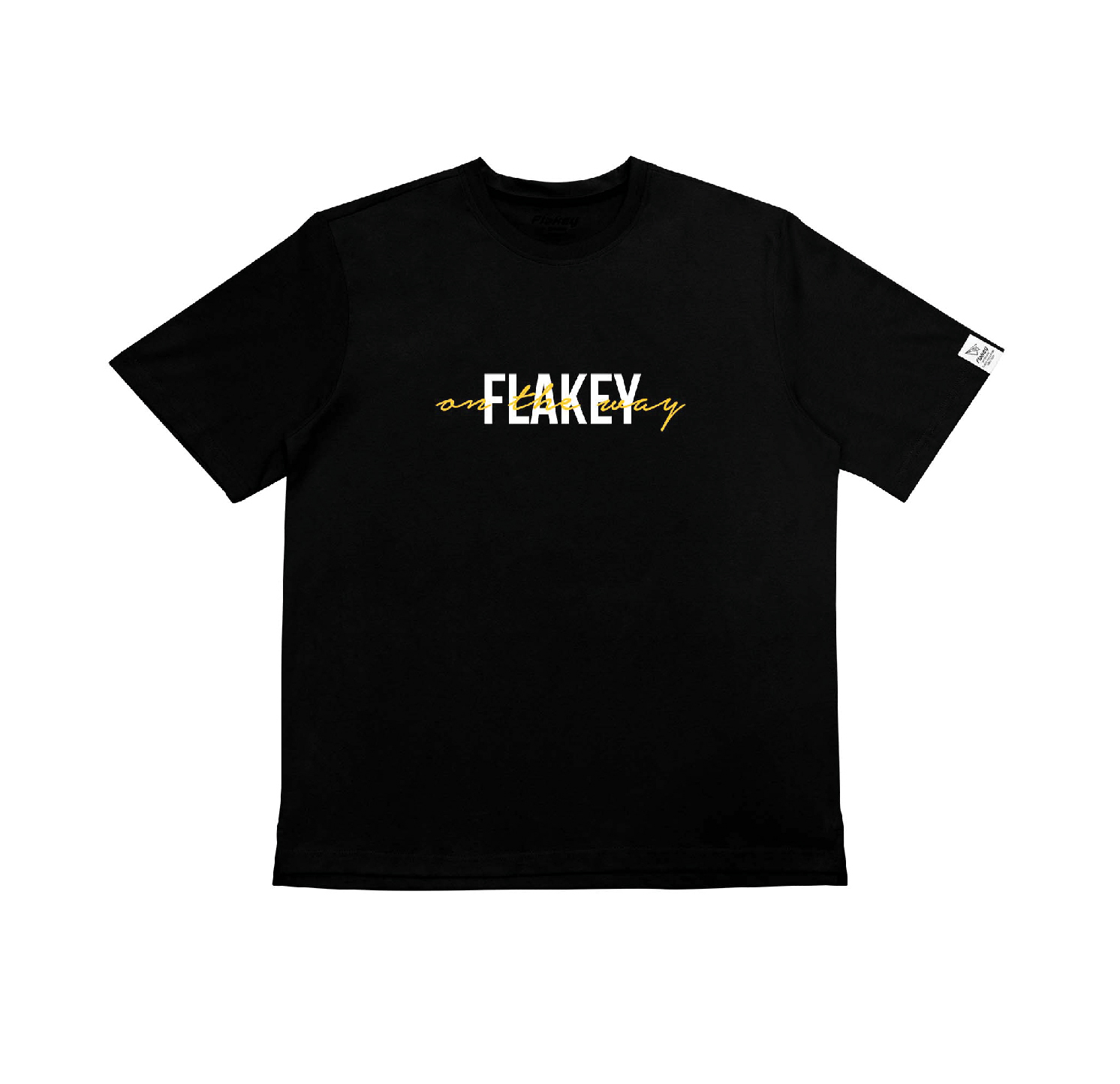 山系2.0「地球先生」黑色印花T恤