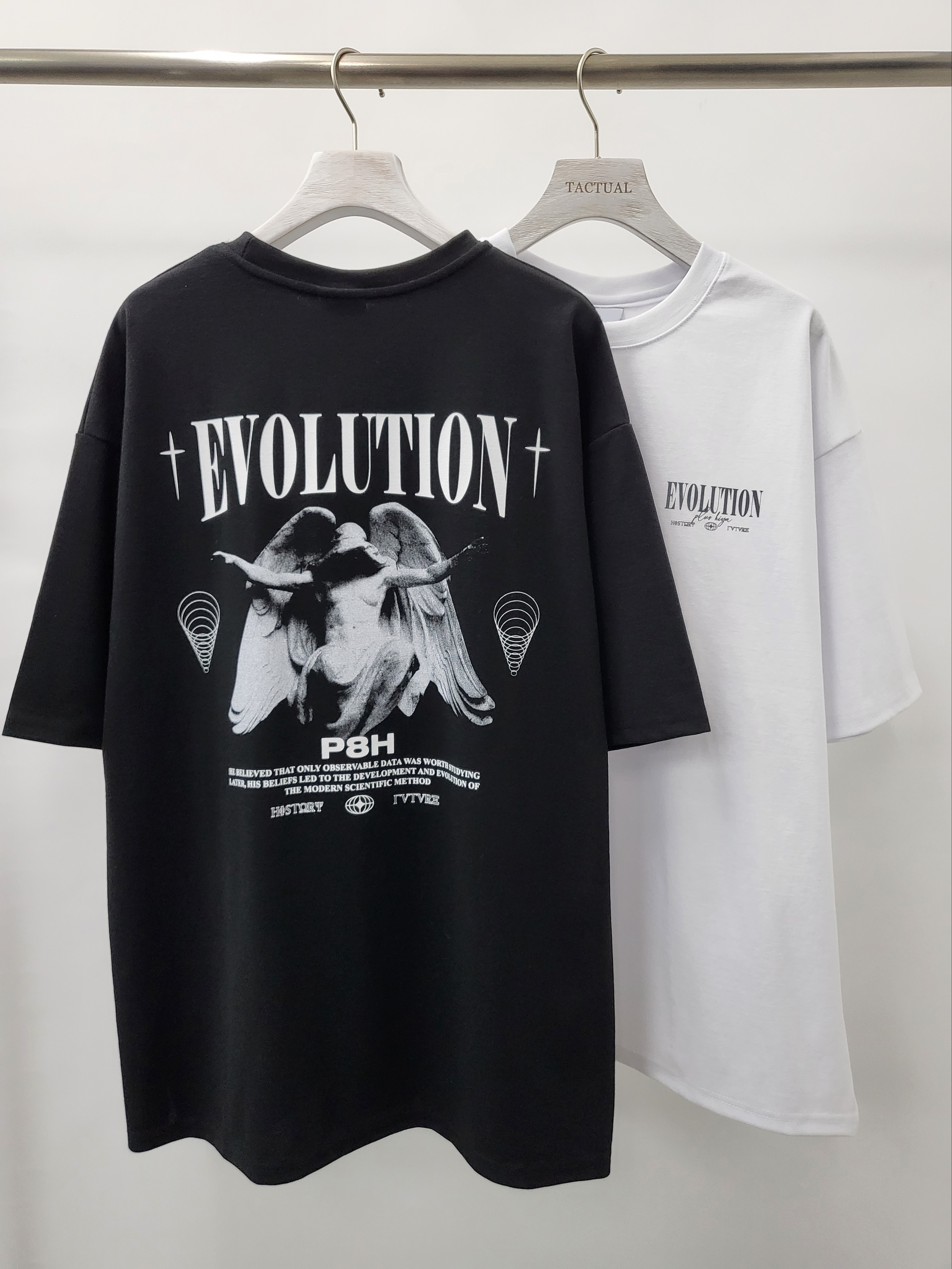 英文字圖案短袖Tee T4727