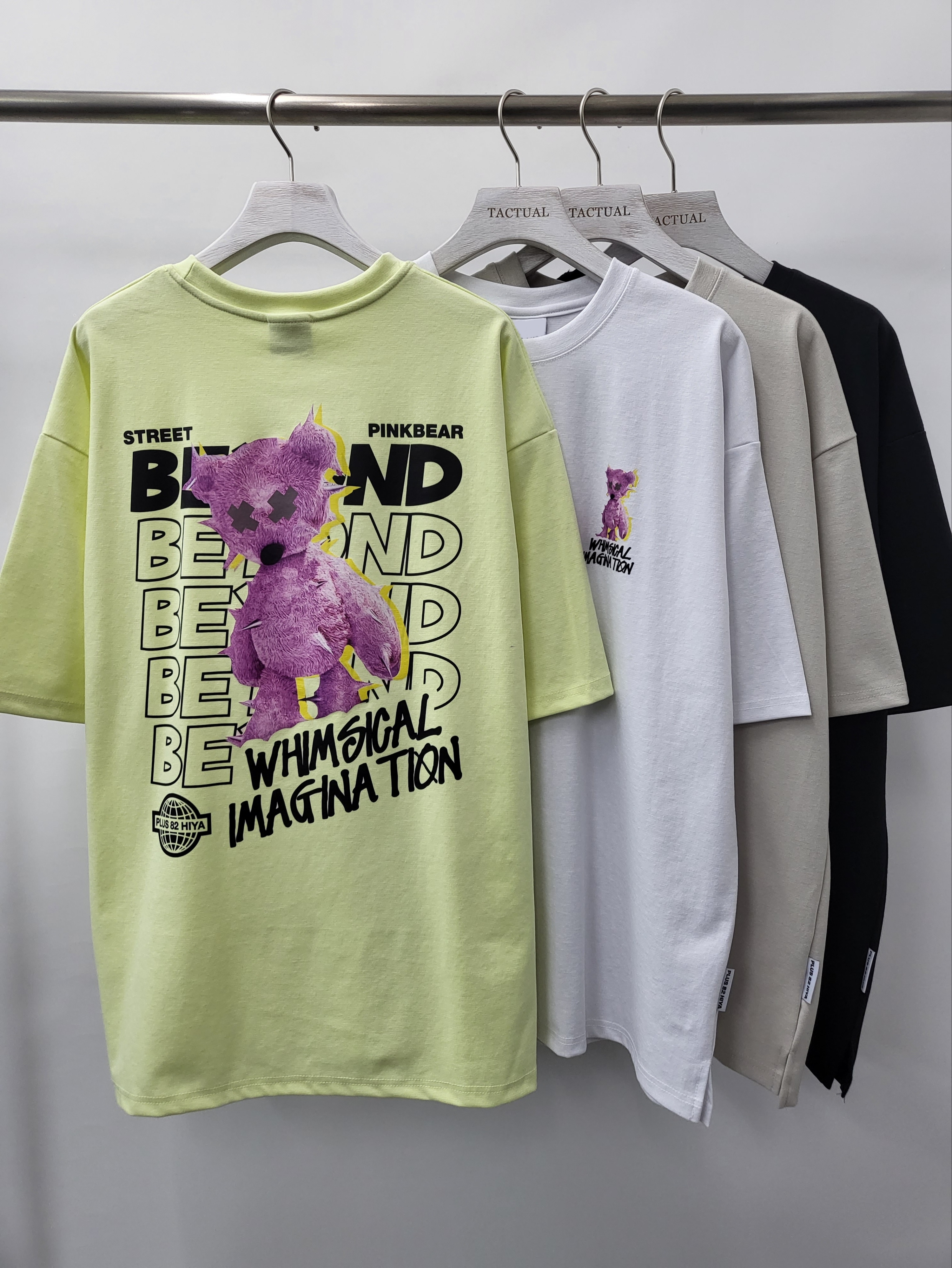 熊仔圖案短袖Tee T4732