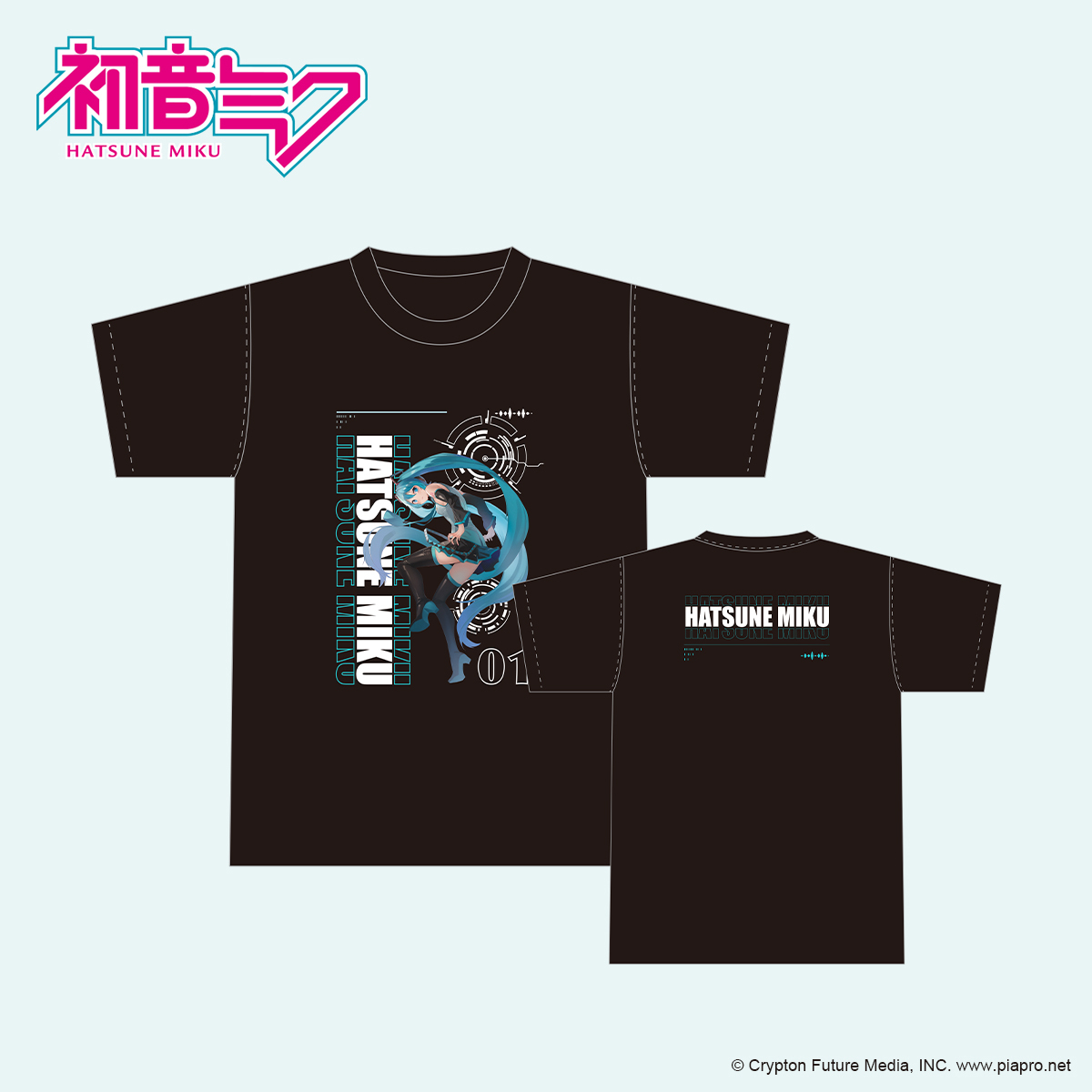 初音未來-短袖T-shirt-電幻款