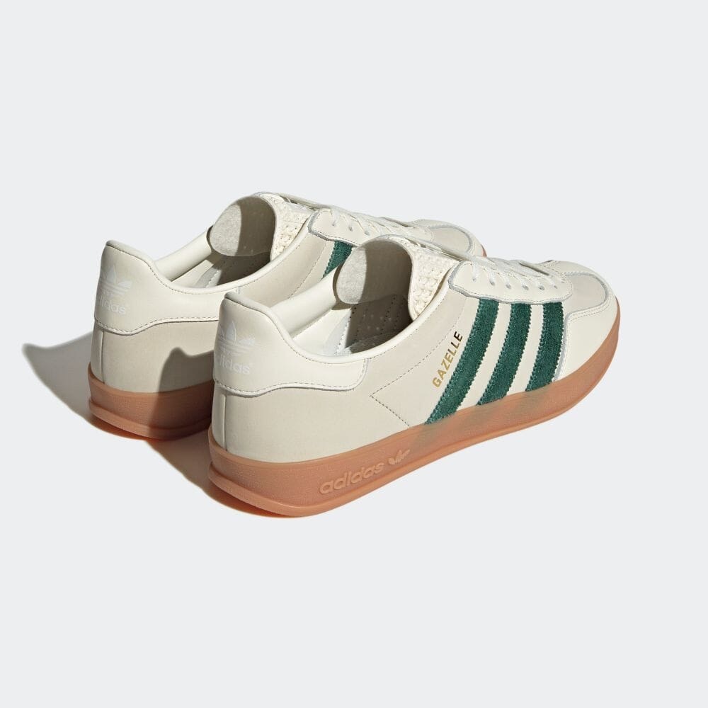 adidas GAZELLE INDOOR 麂皮綠色膠底復古綠