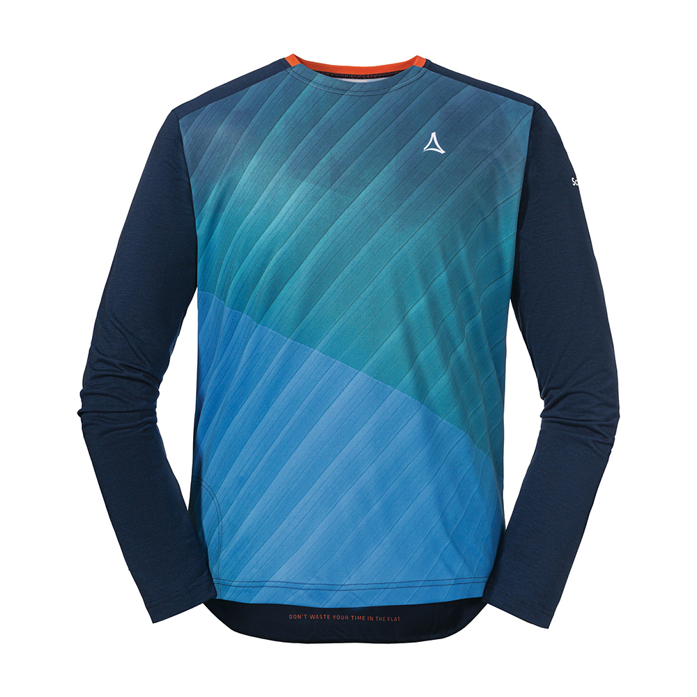 【Schoffel】男排汗透氣快乾短袖上衣 / 23SL50-23218-[藍、綠]