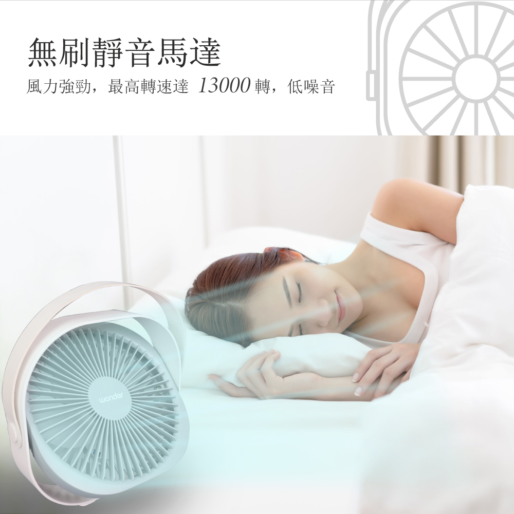 Wonder旺德 USB手提式桌上風扇 WH-FU29