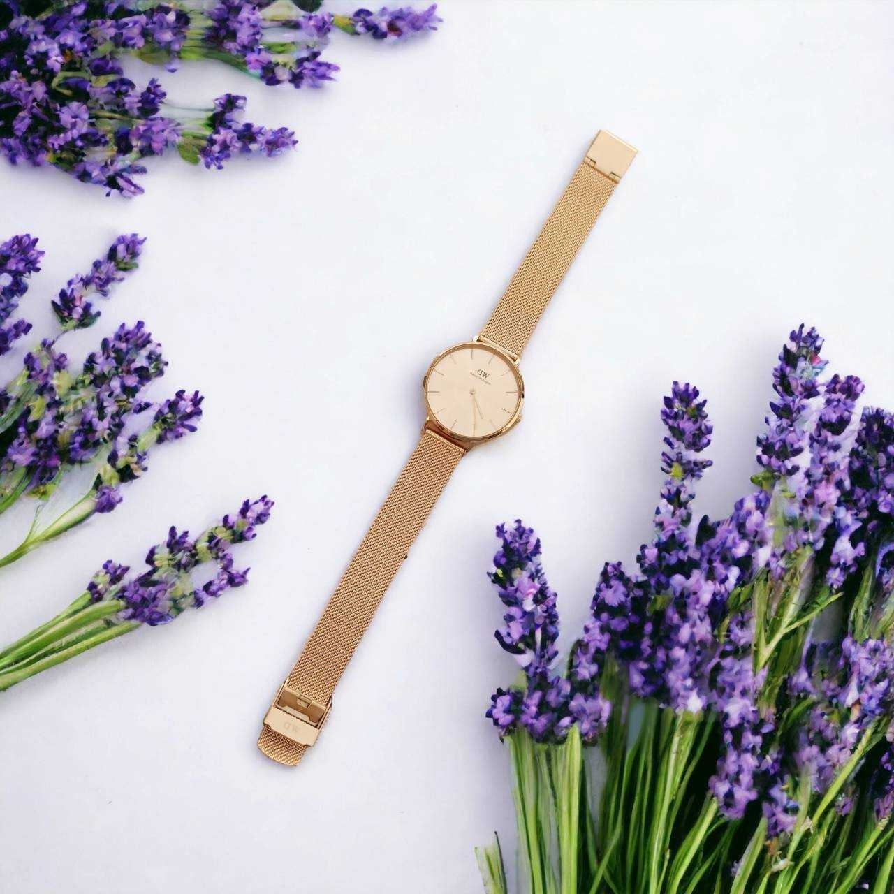 【DW Daniel Wellington】典雅玫瑰金米蘭錶帶女錶 DW00100471 32mm 現代鐘錶