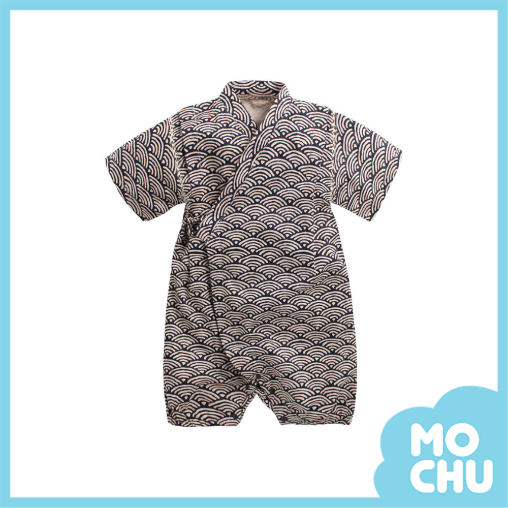 日式海浪四角小和服