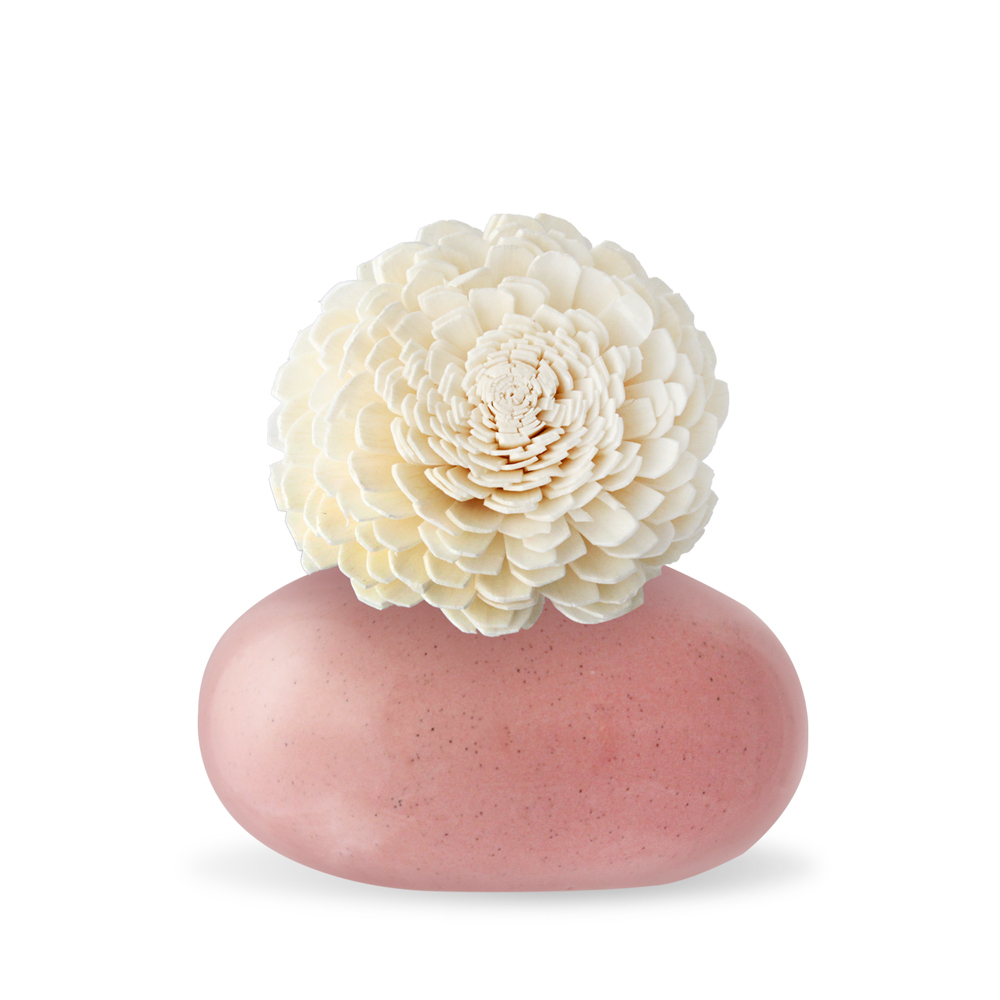 O'Pretty 歐沛媞 香氛擴香花陶瓷花瓶禮-粉色(7X7X6cm)