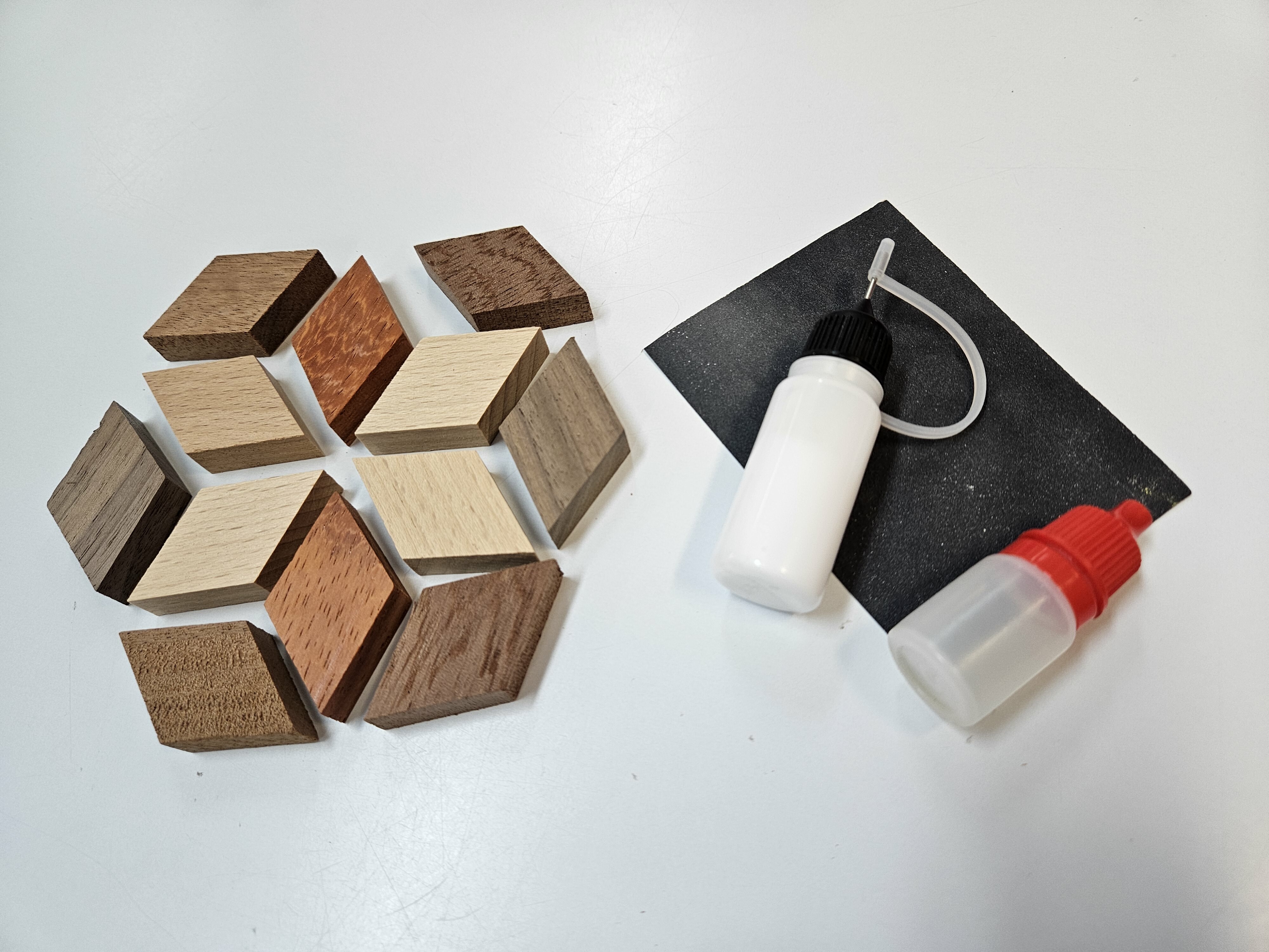 DIY 寄木細工杯墊材料包 [自選單片小木片]