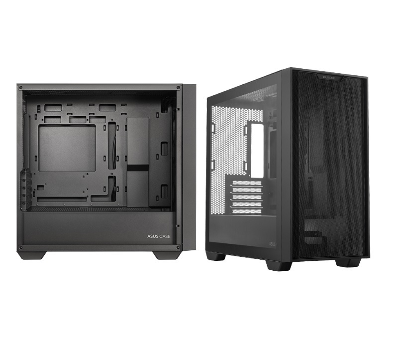 米特3C數位–ASUS 華碩 A21 MicroATX 白色/90DC00H3-B00000/黑色/90DC00H0-B00000 玻璃透側電腦機殼