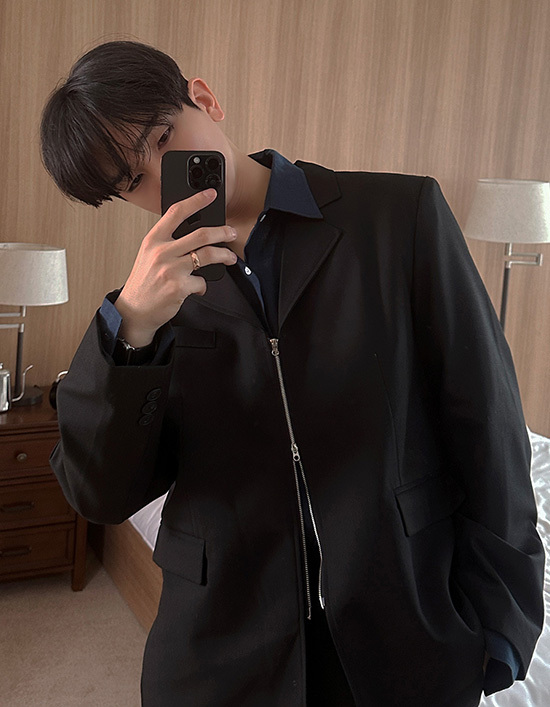 Ritz拉鍊西裝外套