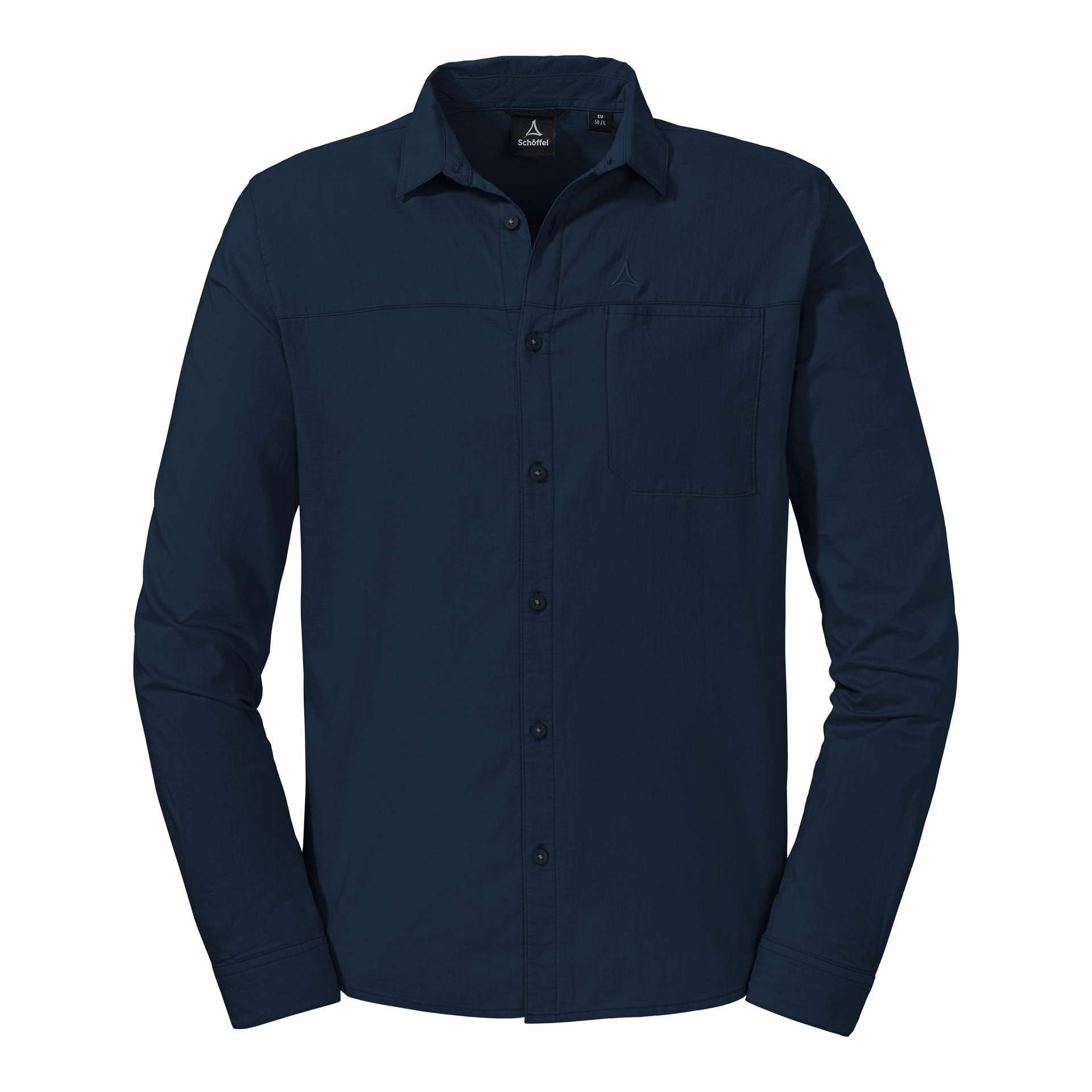 【Schoffel】男超速乾排汗透氣長袖襯衫 / 23SL20-23711-[藍、淺藍]