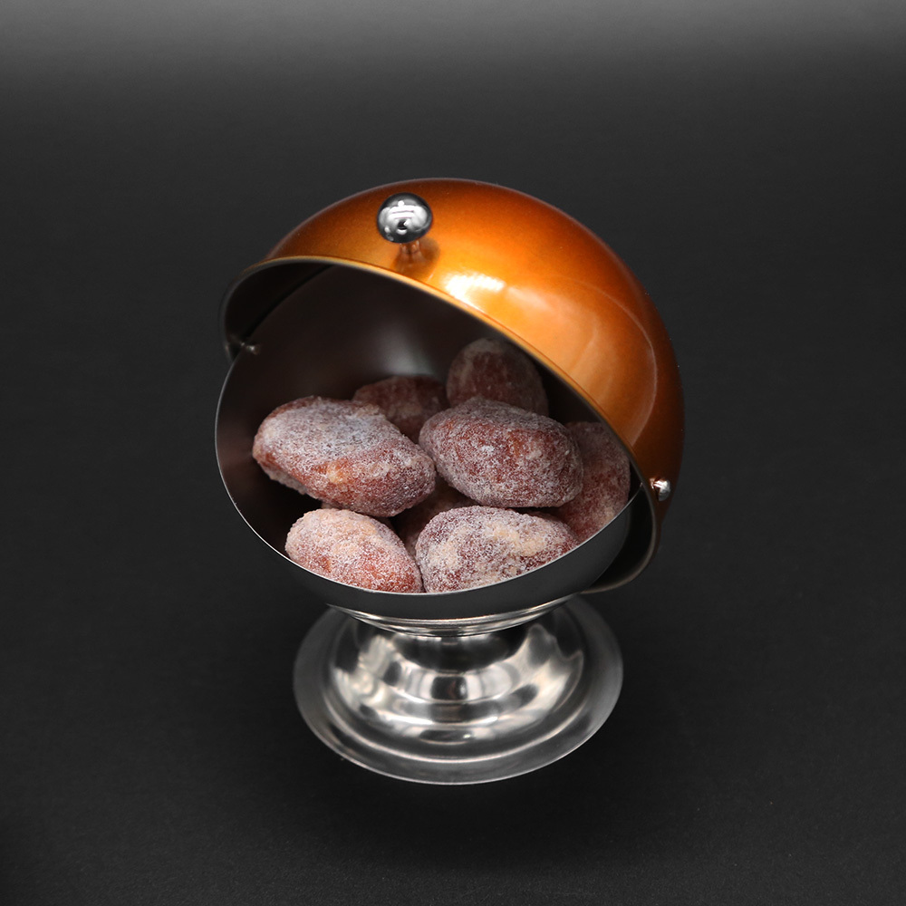 Earth 不銹鋼球形糖罐 兩色一組