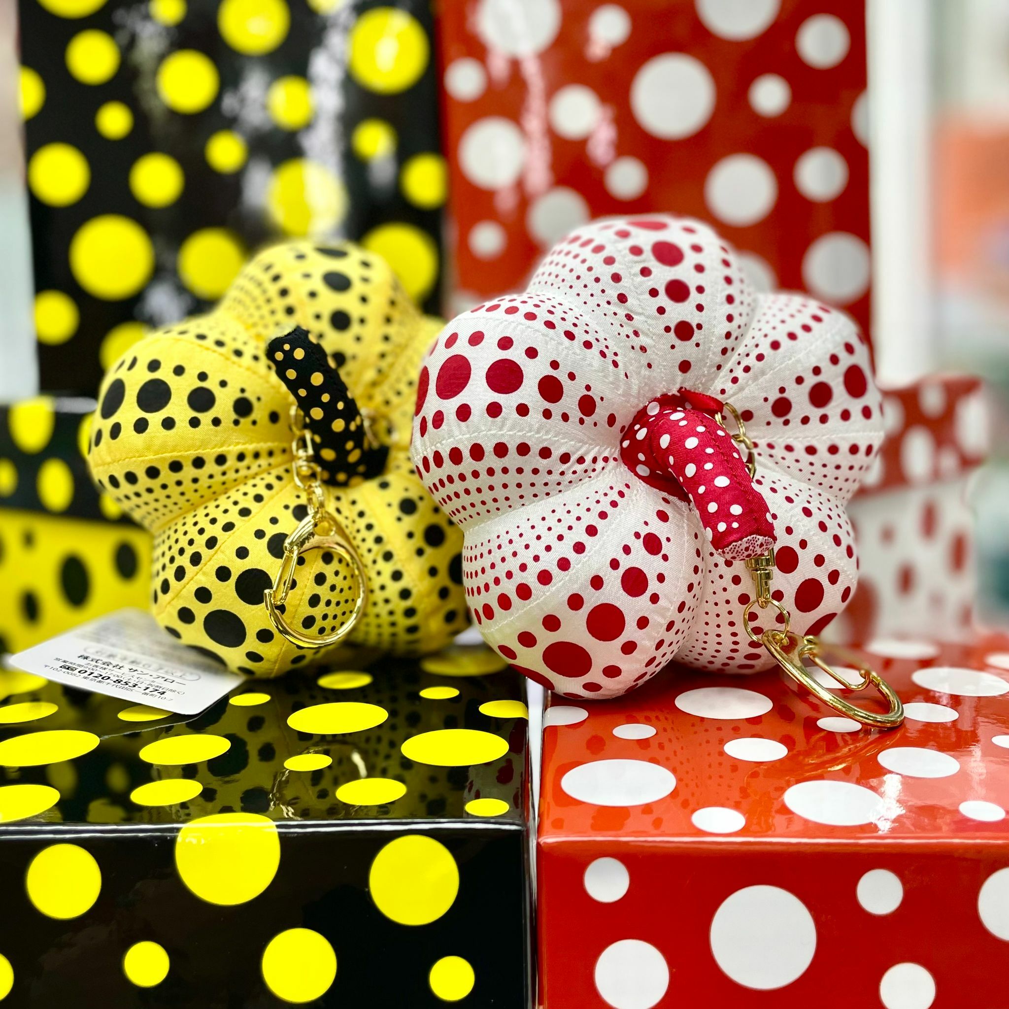 Yayoi Kusama Mascot Pumpkin (Yellow & Black / Red & White)