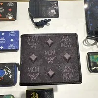 [S] MCM AREN FOLD WALLET,DARK GREY, 8809735088756 (SMCM47)