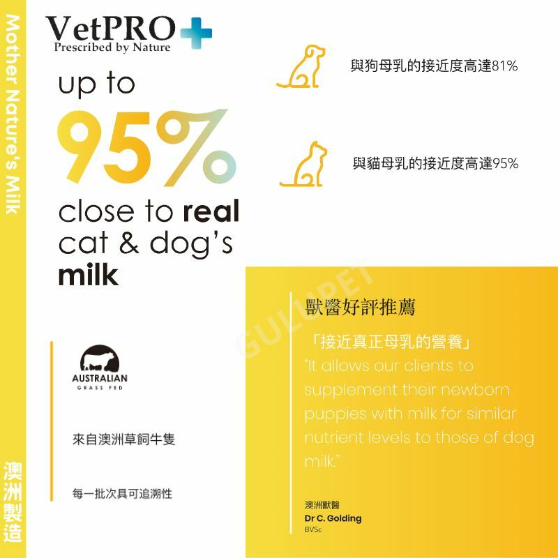 VetPRO 貓狗補健品 -寵物媽媽奶 200G