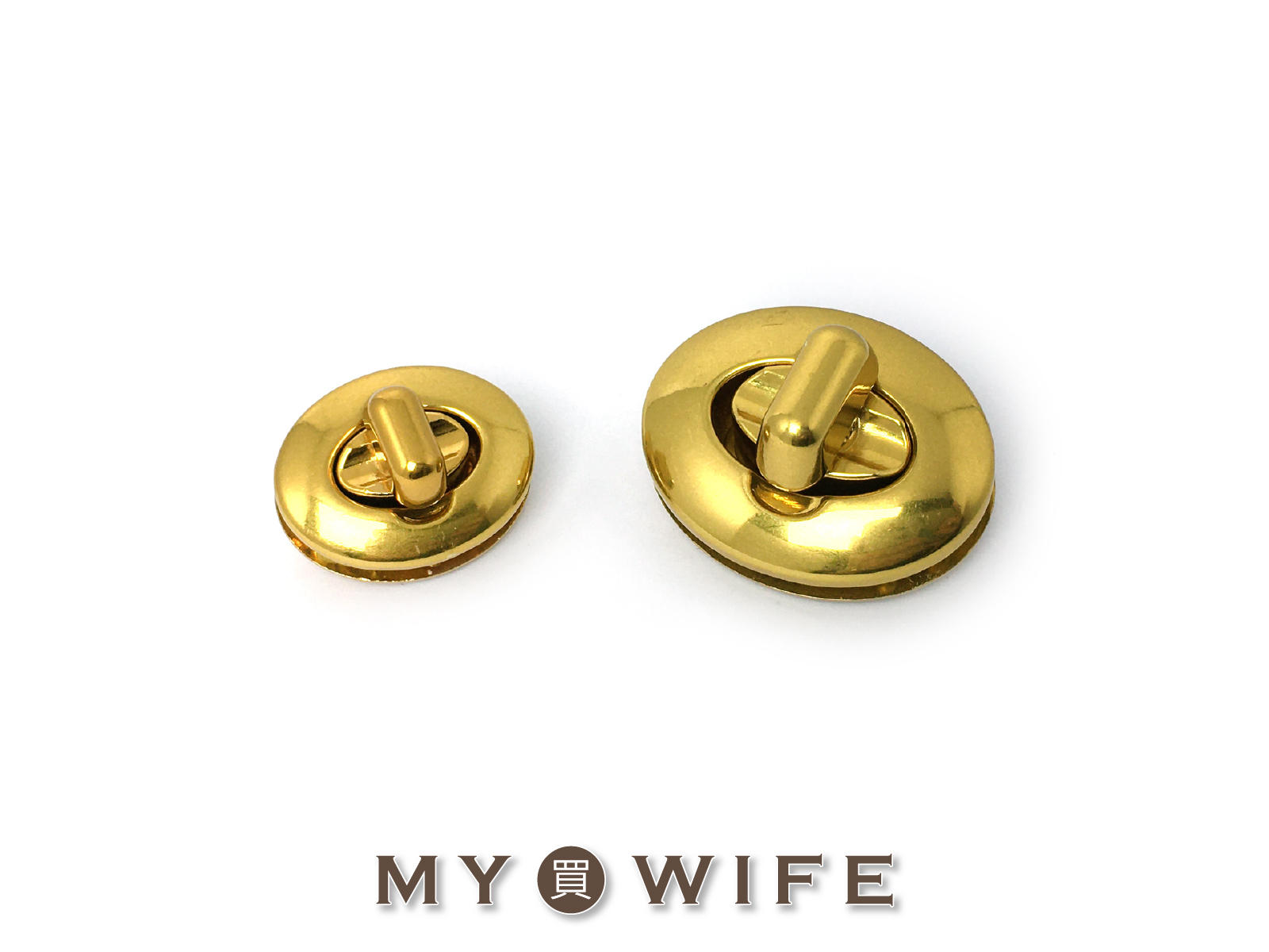 黃銅色合金轉鎖扣_2規格【FY-3492/FY-3548】