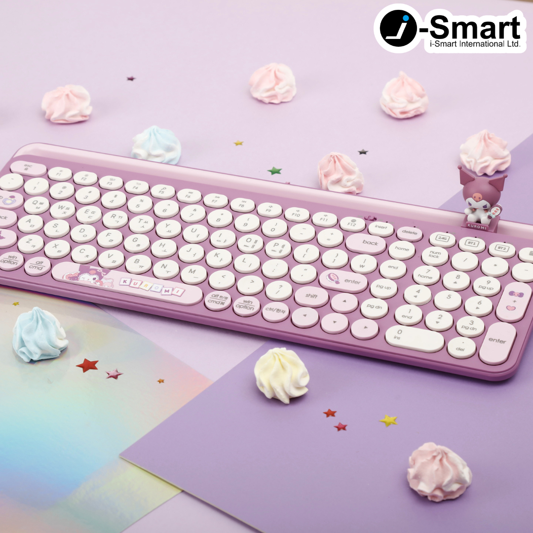 SANRIO-無線鍵盤-KUROMI