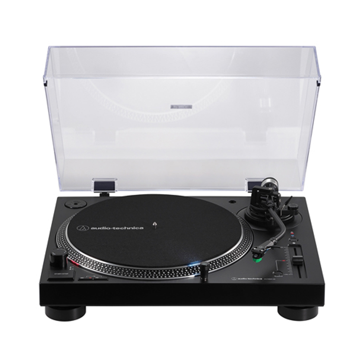 Audio-Technica - AT-LP120XBT-USB-BK Bluetooth Stereo Turntable - Black  RENEWED