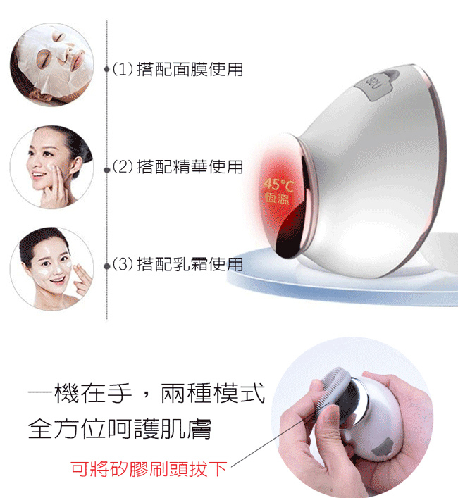 【Concern 康生】i漂亮恆溫靓透醒膚儀(CON-FT215) 醒膚儀 美容儀 潔面儀 洗臉機 恆溫 深層導入