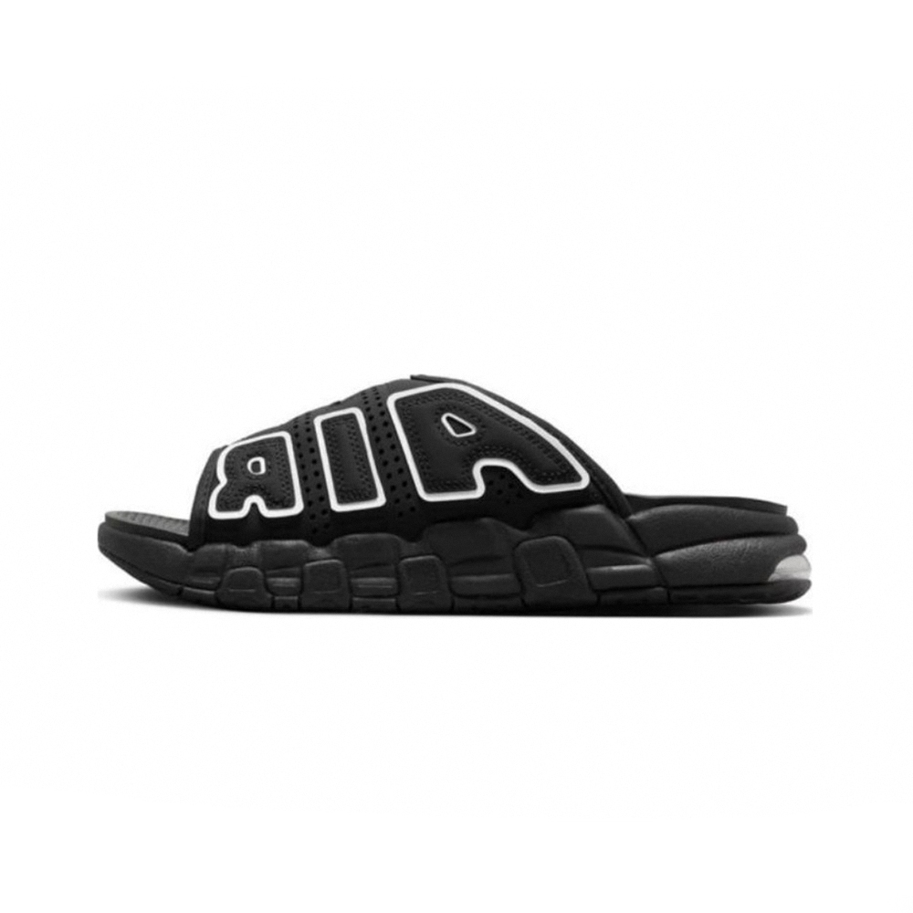 Nike Air More Uptempo Slide 黑白大AIR 拖鞋FD5983-001