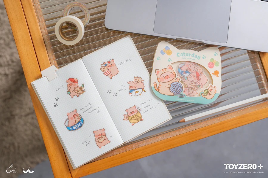 罐頭豬LuLu 豬咪日常 - 貼紙包