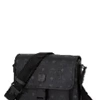 [S] MCM UNISEX BORSE A TRACOLLA,BLACK, MMMCAKK01-BK (SMCM55)