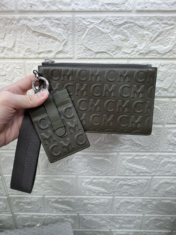 [S] MCM AREN POUCH,OLIVE, SMCM59 (SMCM59)