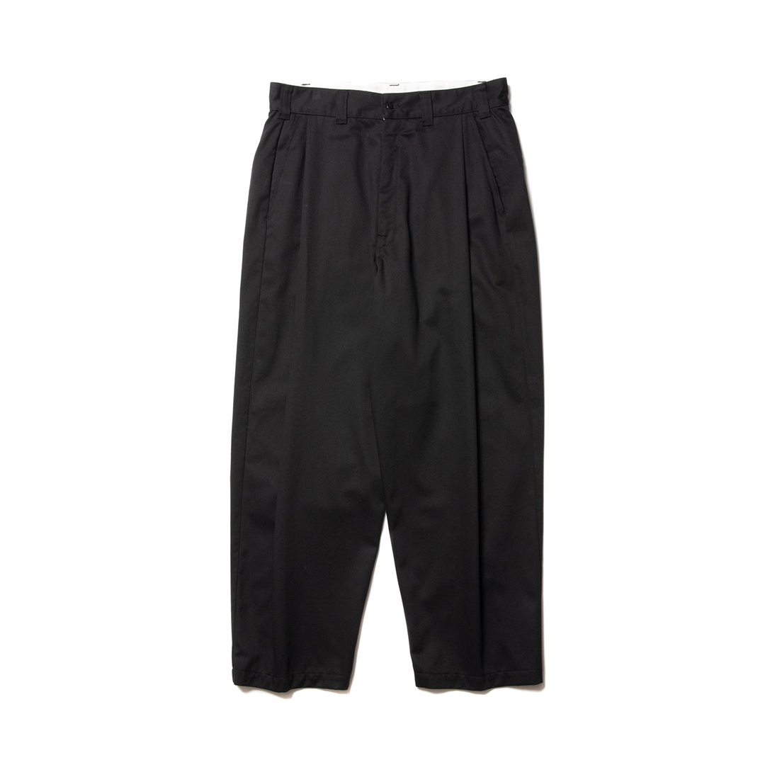 COOTIE PRODUCTIONS 23SS C/R TWILL RAZA 1TUCK TROUSERS