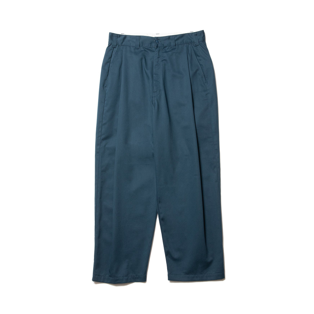COOTIE PRODUCTIONS 23SS C/R TWILL RAZA 1TUCK TROUSERS