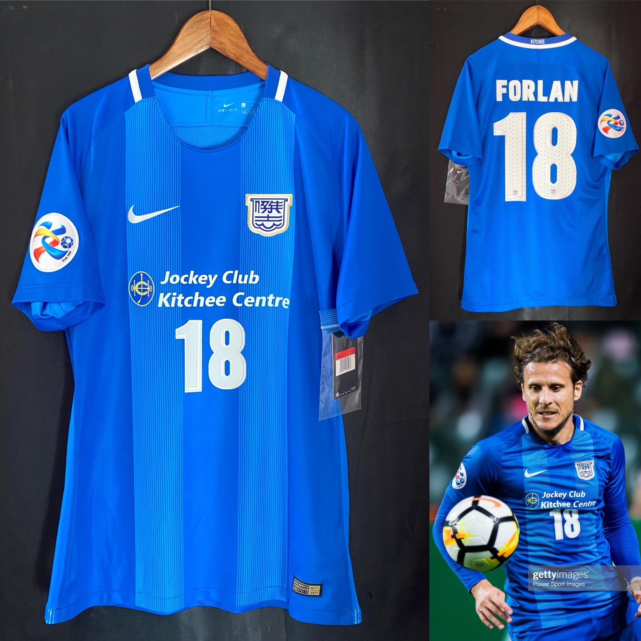 Kitchee 2017-2018 ACL Home authentic shirt #18 FORLAN