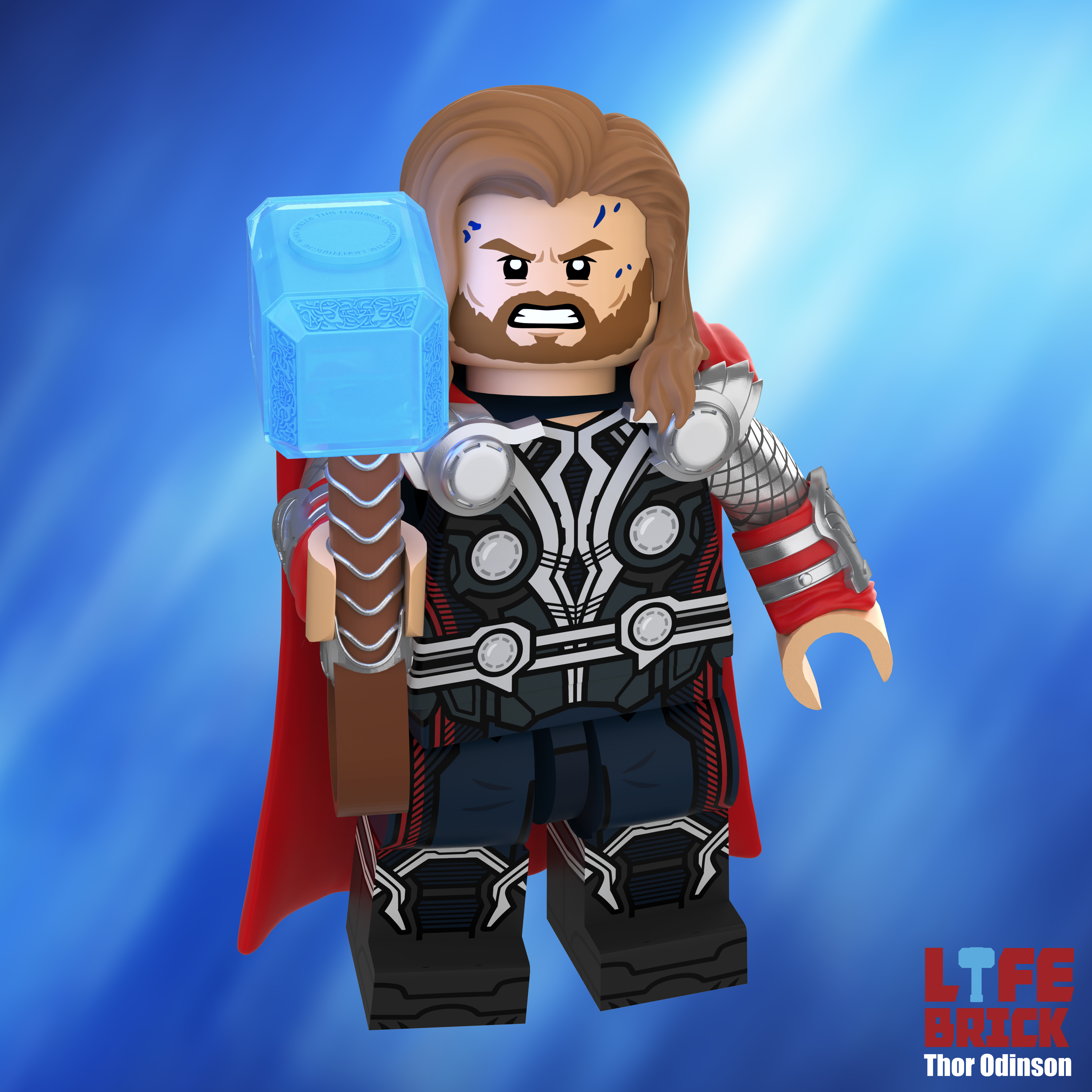 [LifeBrick][In Stock] Thor [PADprinted]