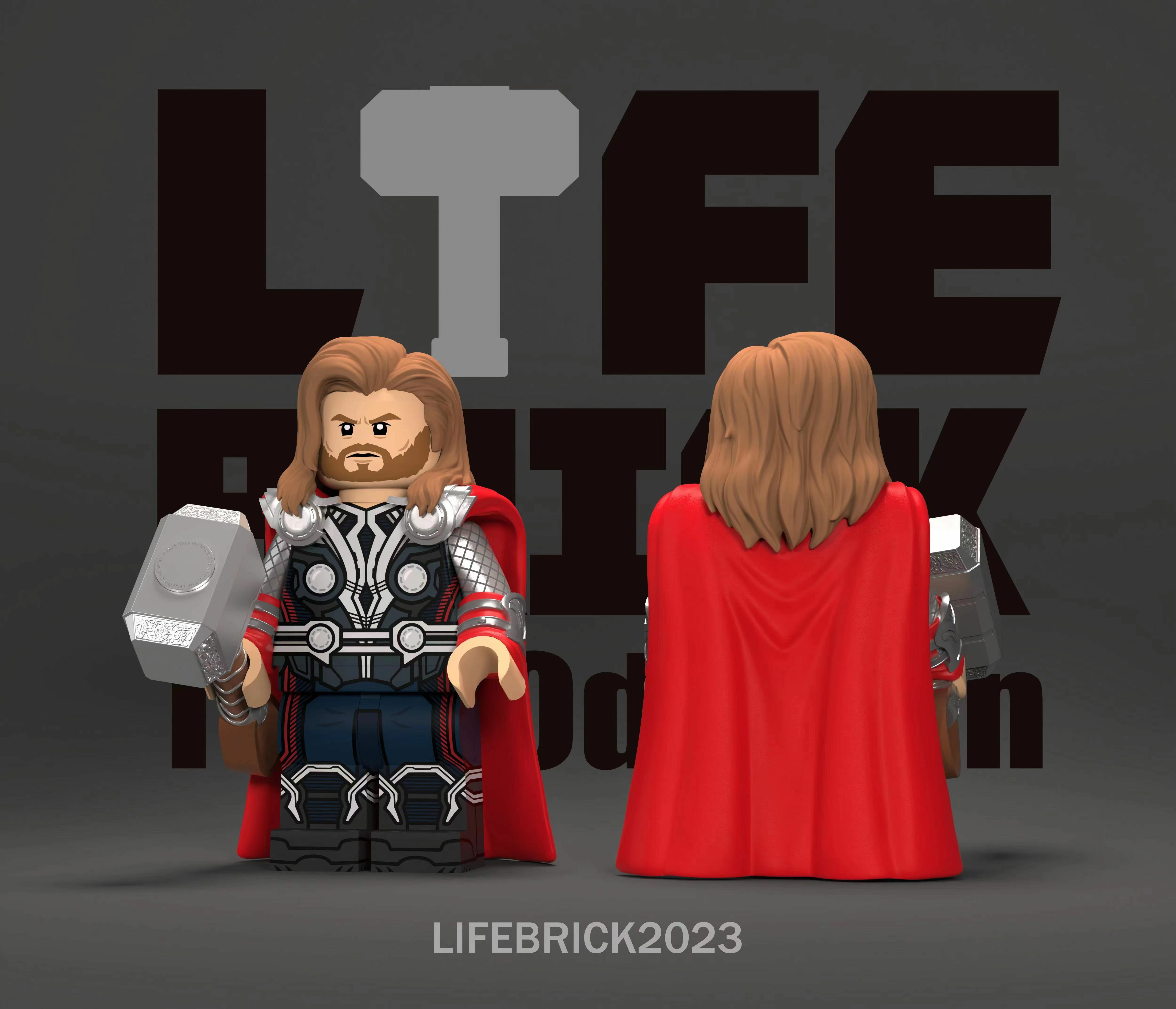 [LifeBrick][In Stock] Thor [PADprinted]