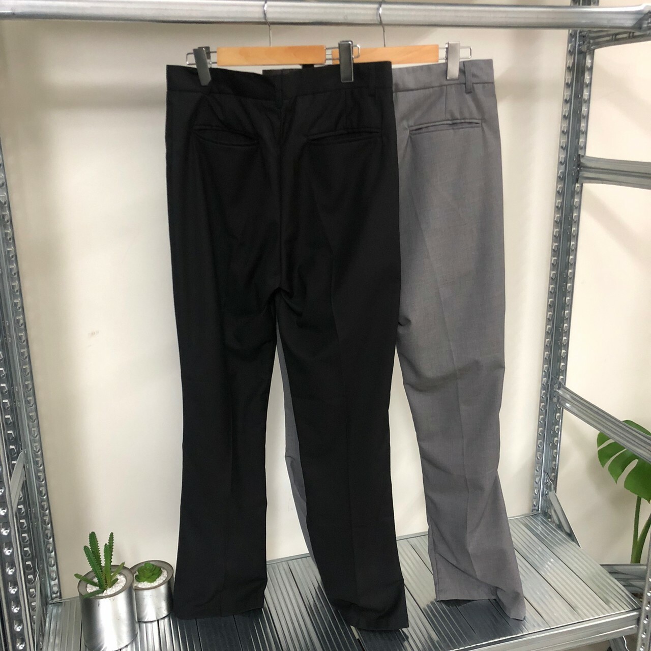 T+CC 西裝褲 微喇叭 長版 68493