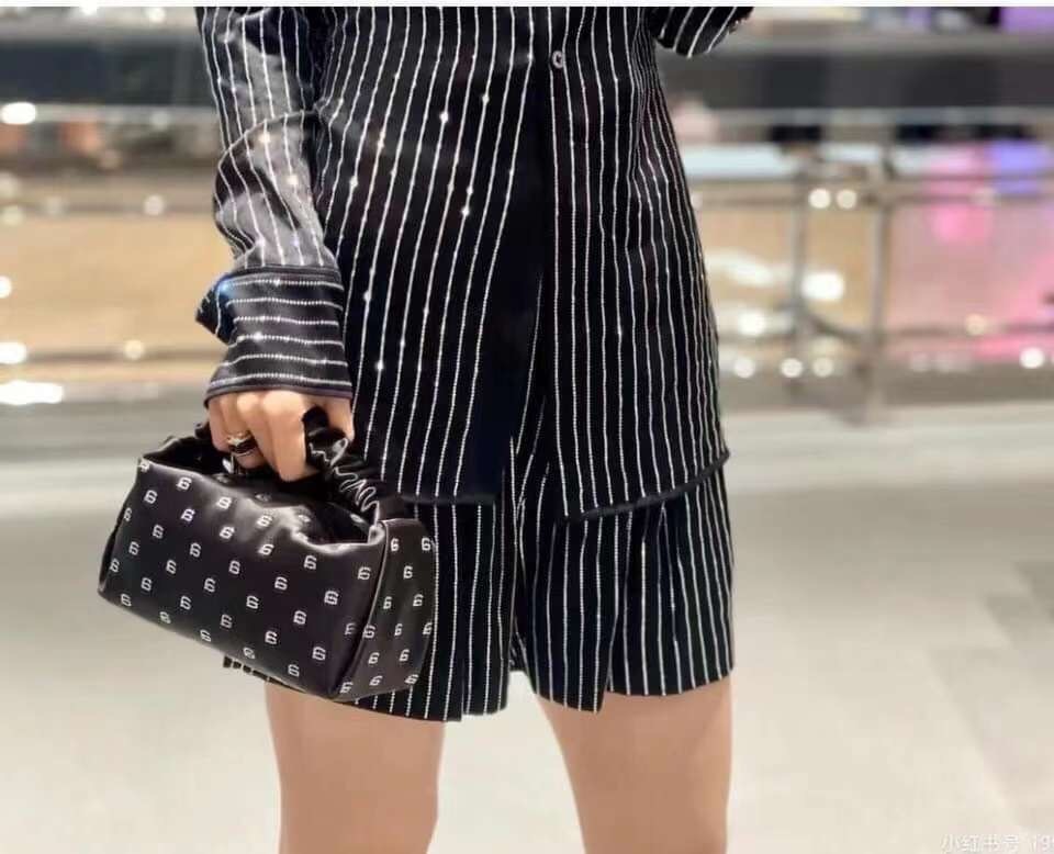 Alexander Wang Scrunchie 緞面 水鑽手提包