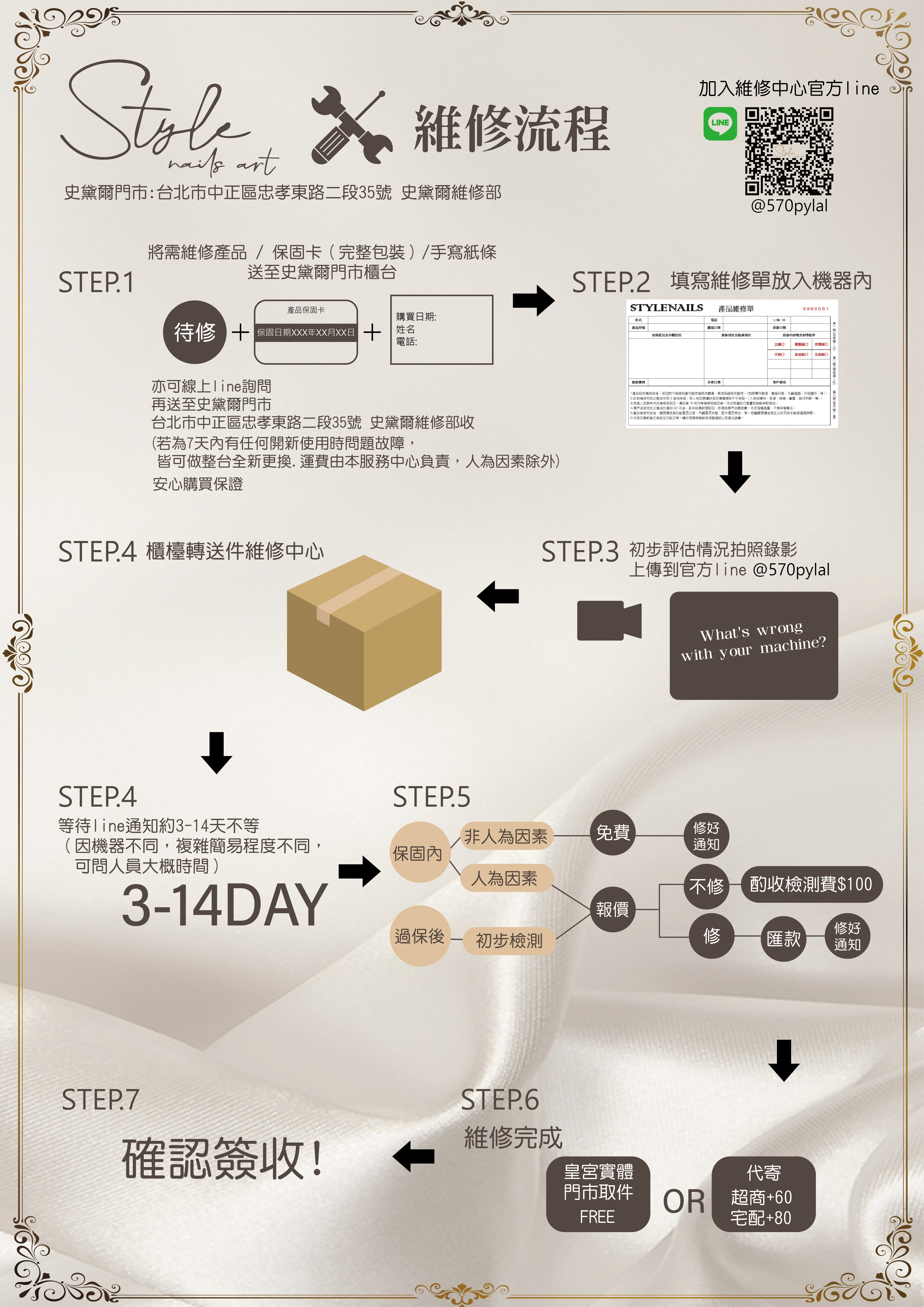 磨甲機.凝膠燈維修流程公告😍