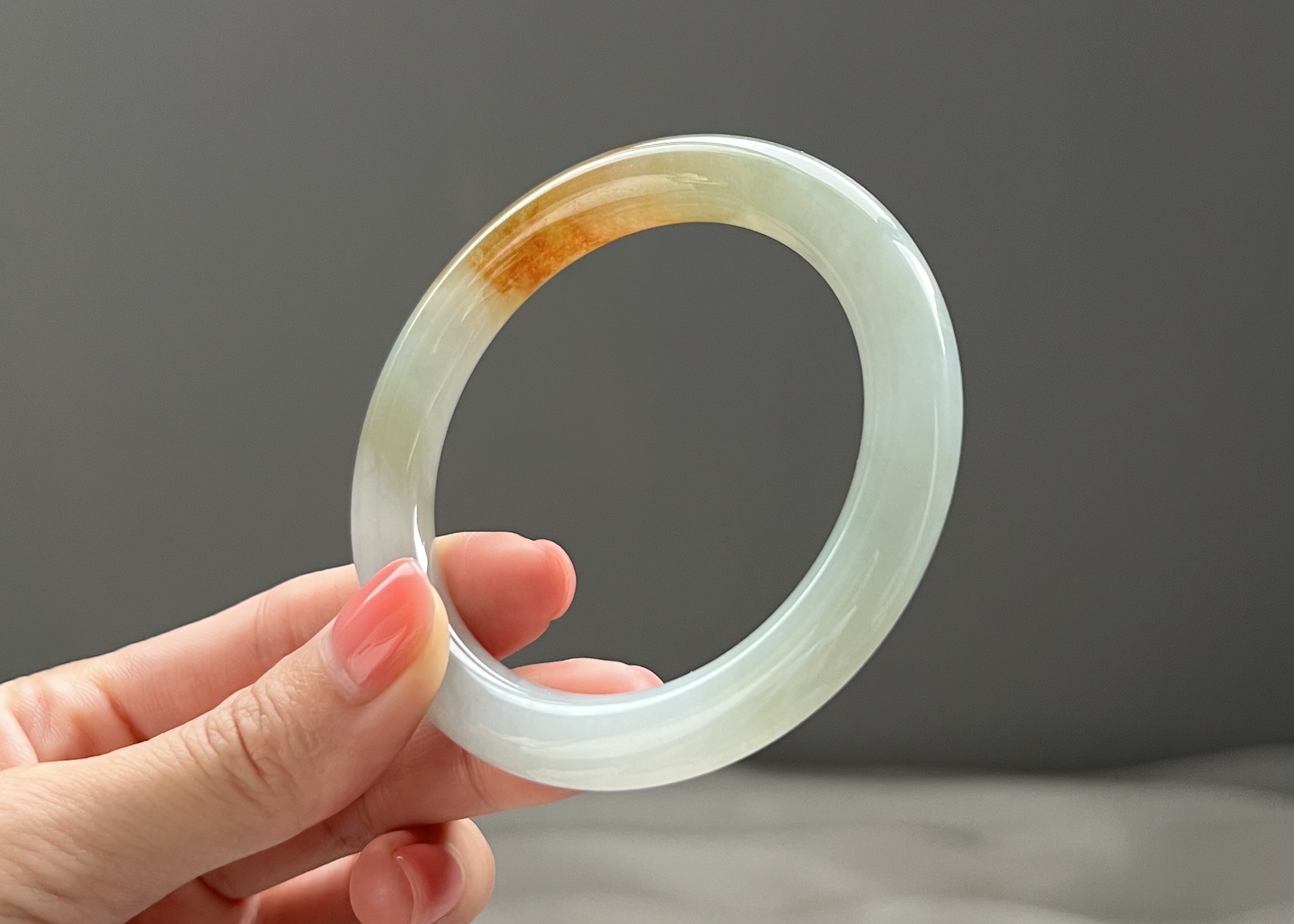 珍藏級正冰種冰晴紅翡