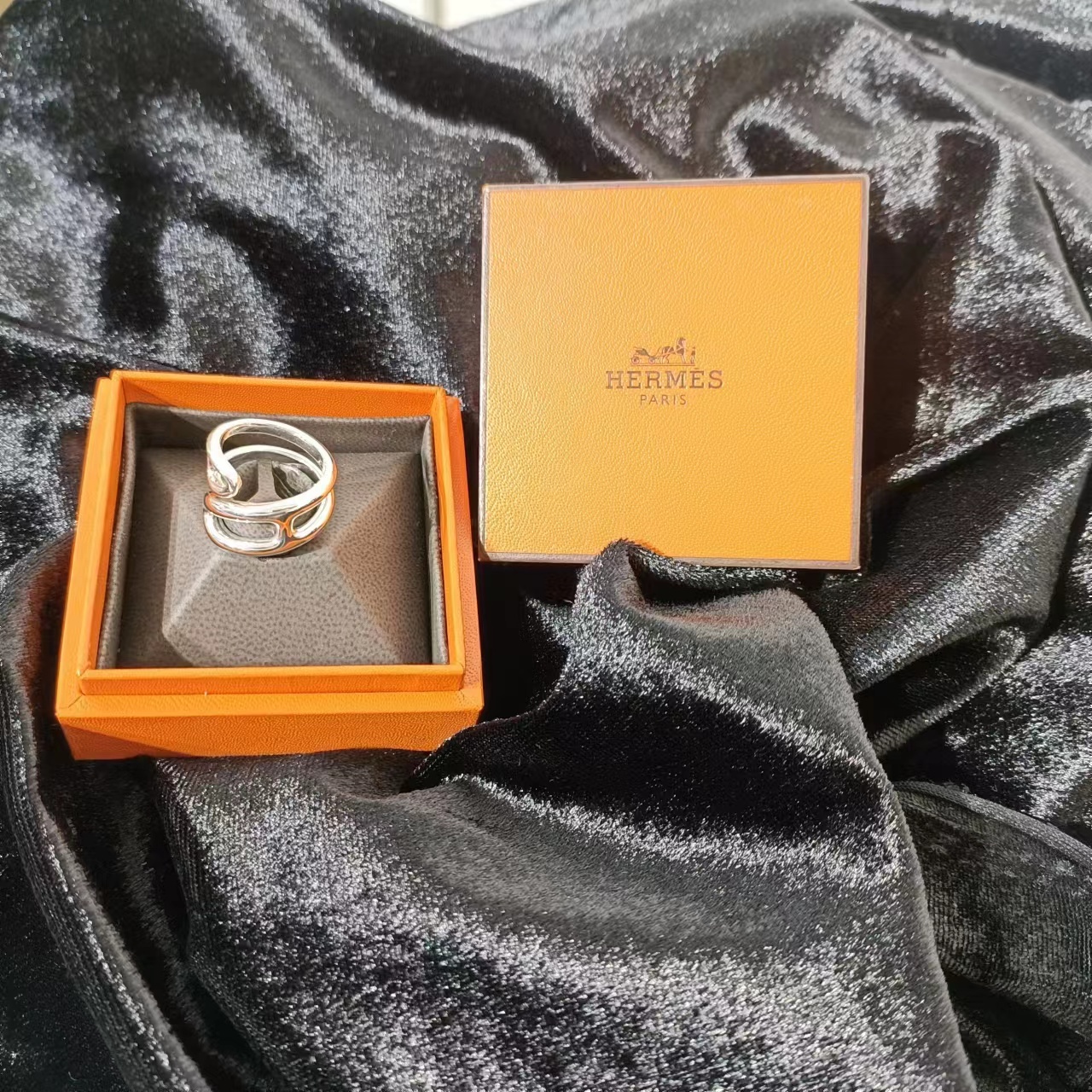 Hermes H 戒指-T size 50 -T