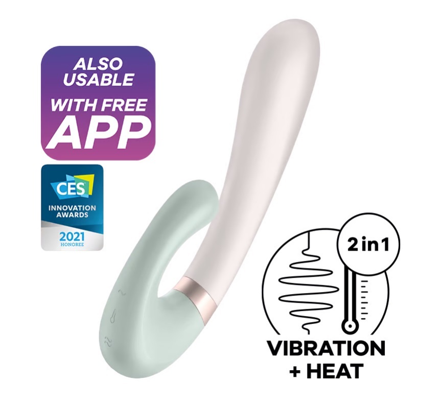 Satisfyer Heat Wave 熱感震動棒 - 薄荷綠