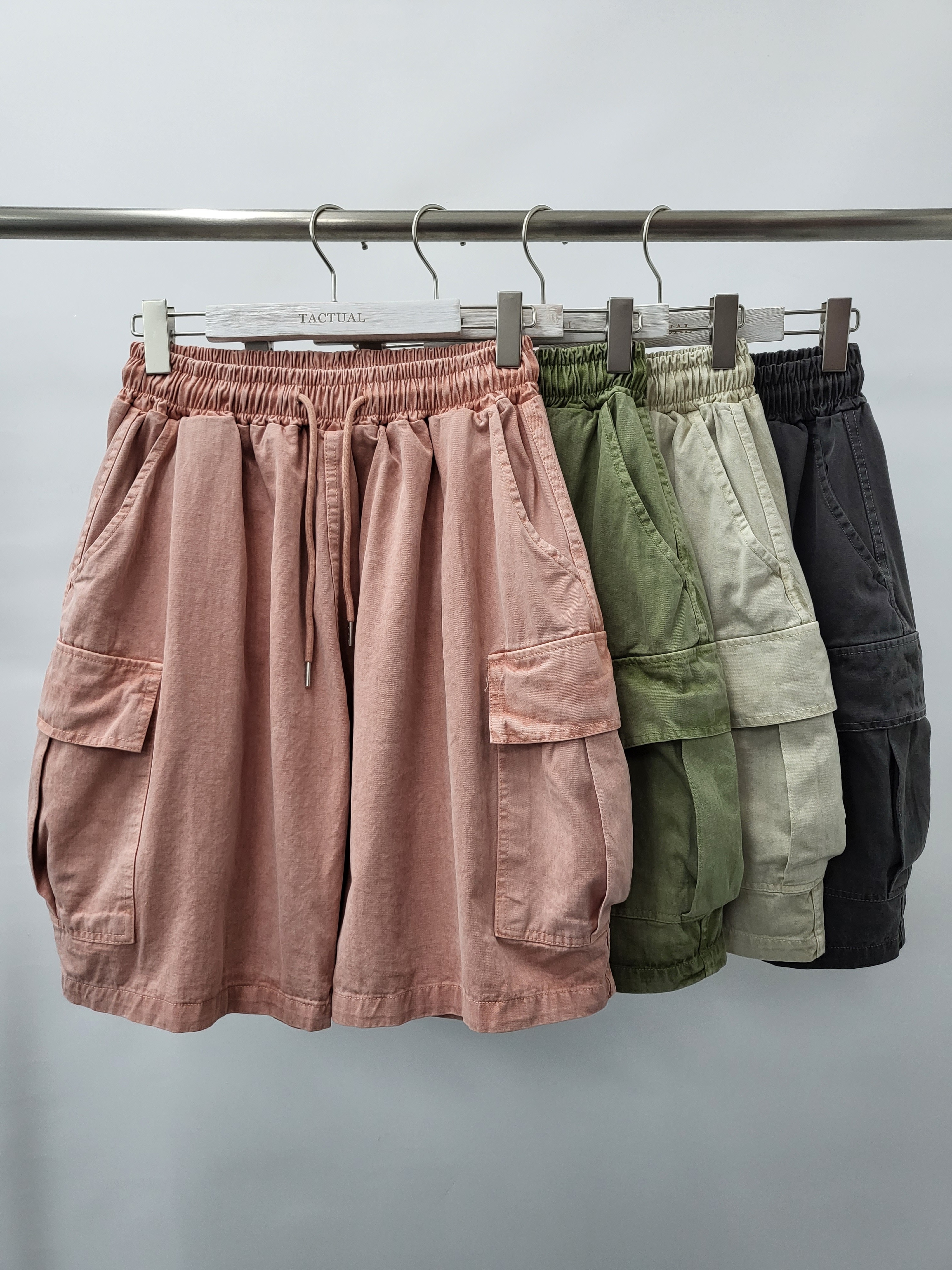 淨色工裝短褲 P2322