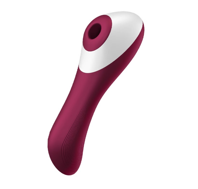 Satisfyer Dual Crush 陰蒂吸吮器 - 波爾多紅
