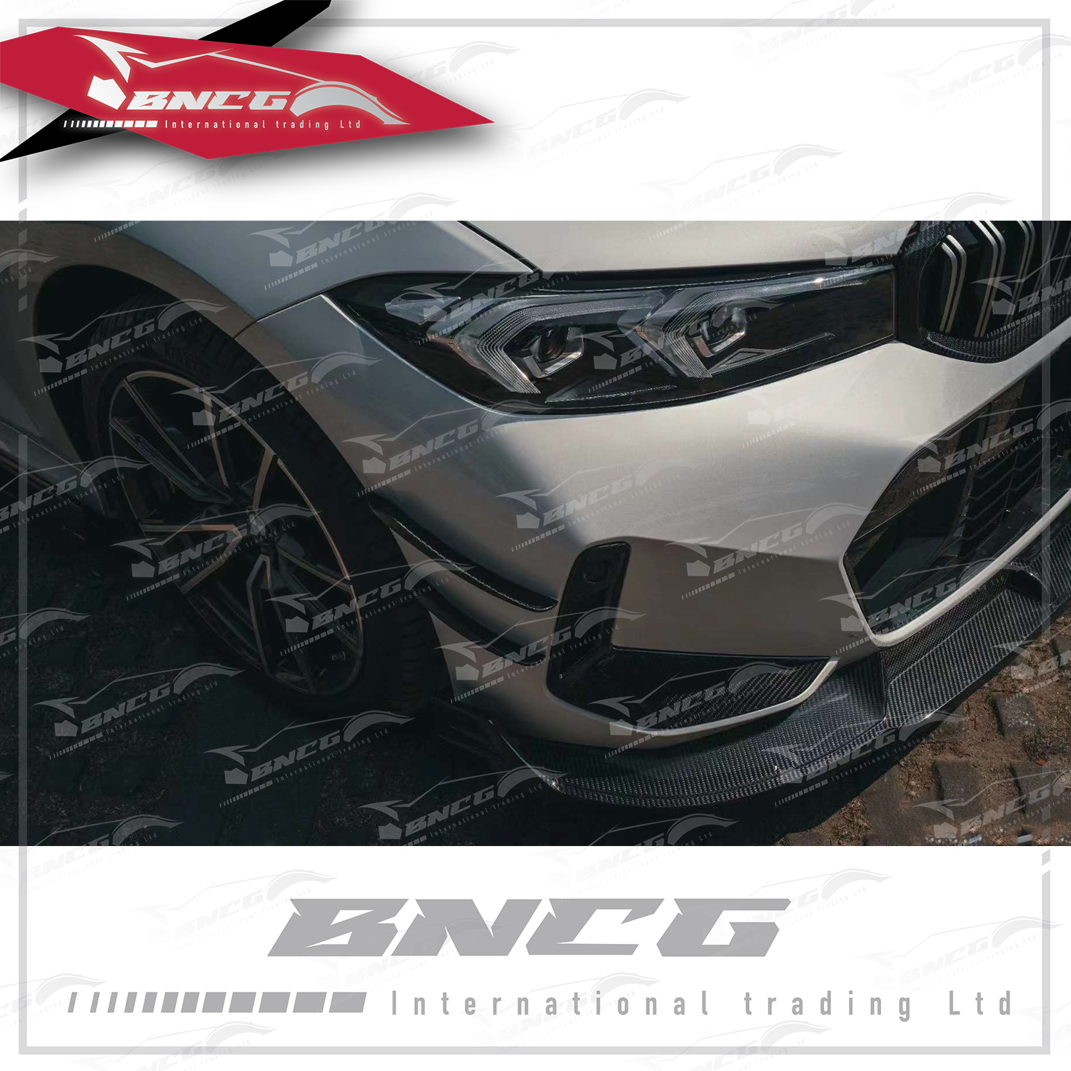 寶馬 BMW 3系 G20 23+ 乾碳纖維 TAKD款 前下巴 後照鏡殼 水箱罩 前風刀 進氣口飾件 側裙 後下巴 尾翼 尾飾管