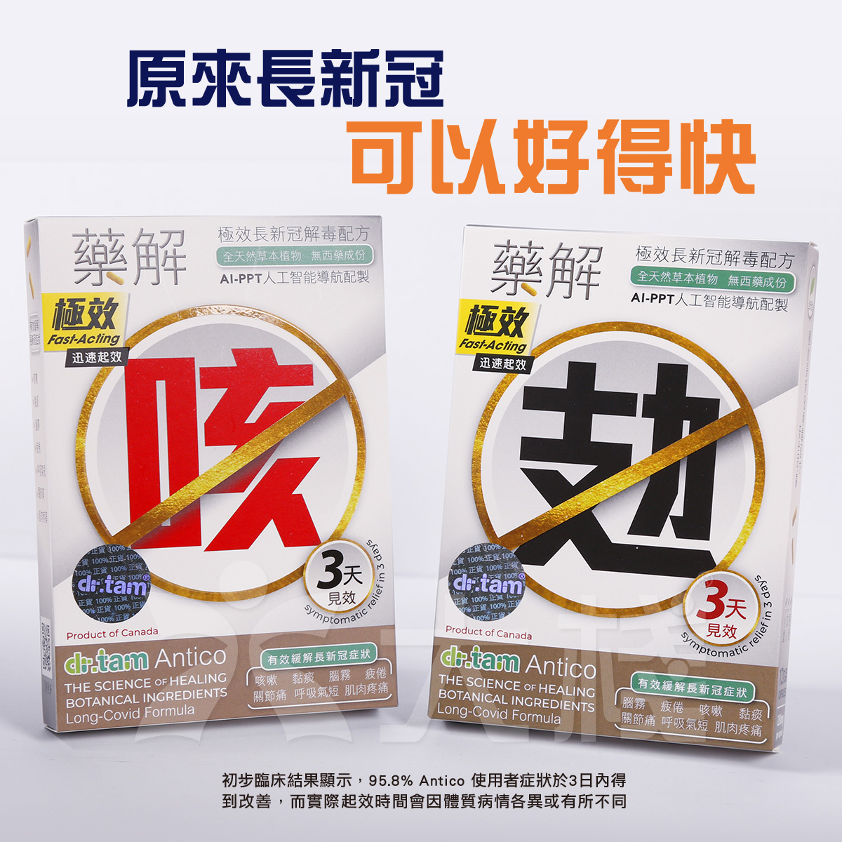 [Free Int. Shipping ] dr. tam Antico Long Covid Formula 12's x 20pcs