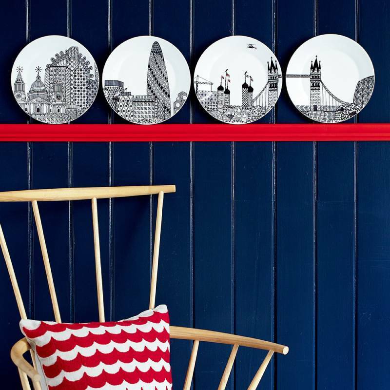 Royal Doulton 皇家道爾頓 London Calling 倫敦印象系列 22cm平盤4件組