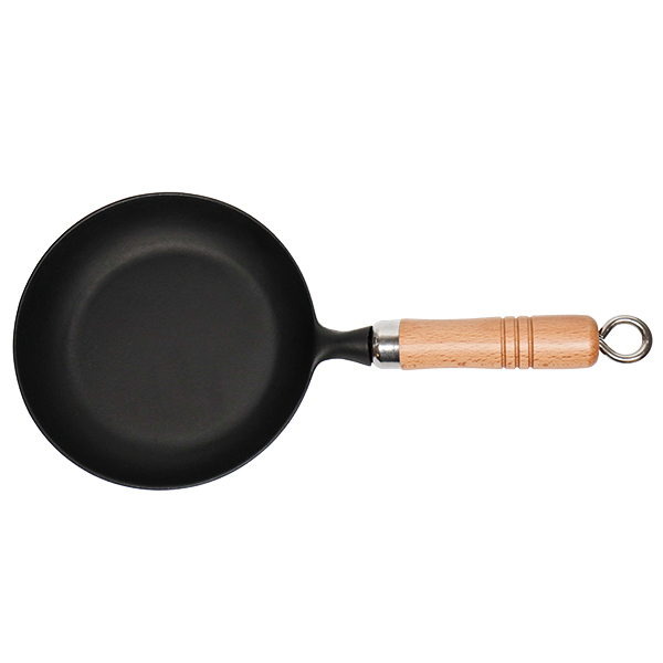 【岩鑄】歐姆蛋木柄平底鍋-18cm