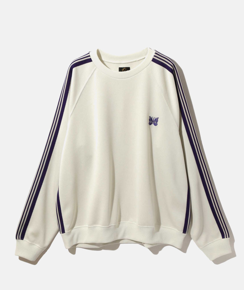 【NEEDLES】TRACK CREW NECK SHIRT