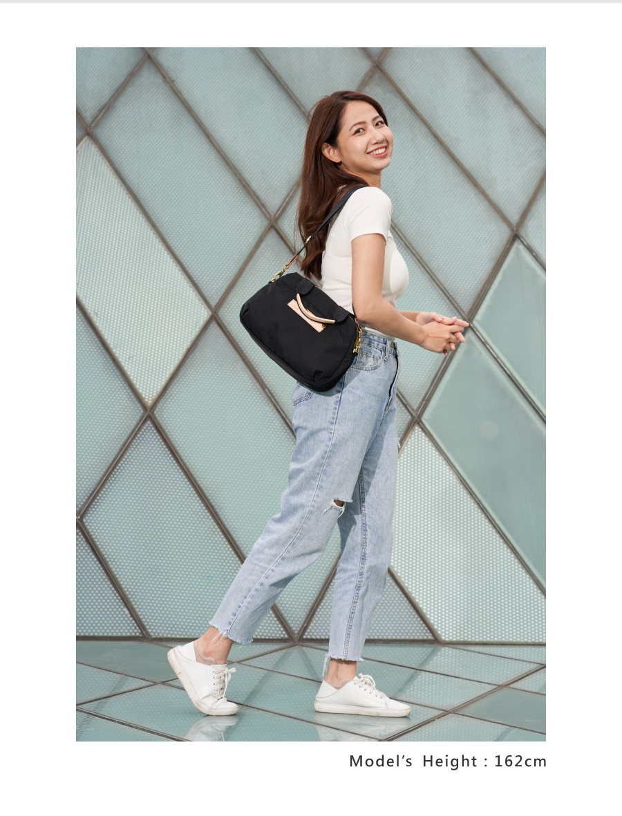 黑色手提包 斜背包推薦 女包推薦 暖洋洋手提斜背包 Soldier satana SOS2240-701 亮黑 產品介紹 7