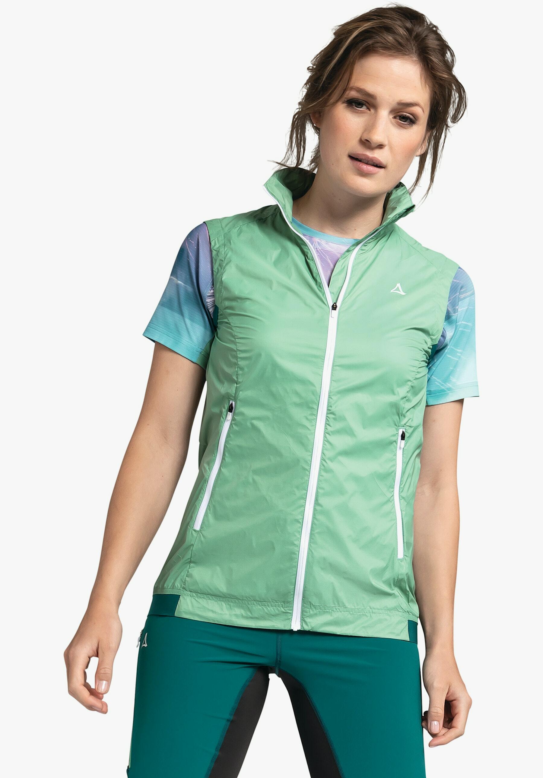 【Schoffel】女輕量防風透氣背心【石墨烯】 / 23SL20-13258-[黃、粉、綠]